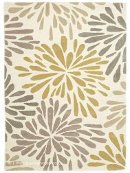 Flowerburst Grey Rug - Thumbnail - 5