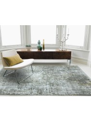 Olympia Grey Gold Abstract Rug - Thumbnail - 2