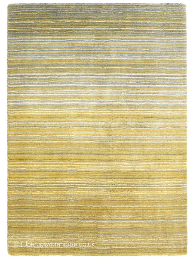 Fine Stripes Ochre Rug - 5