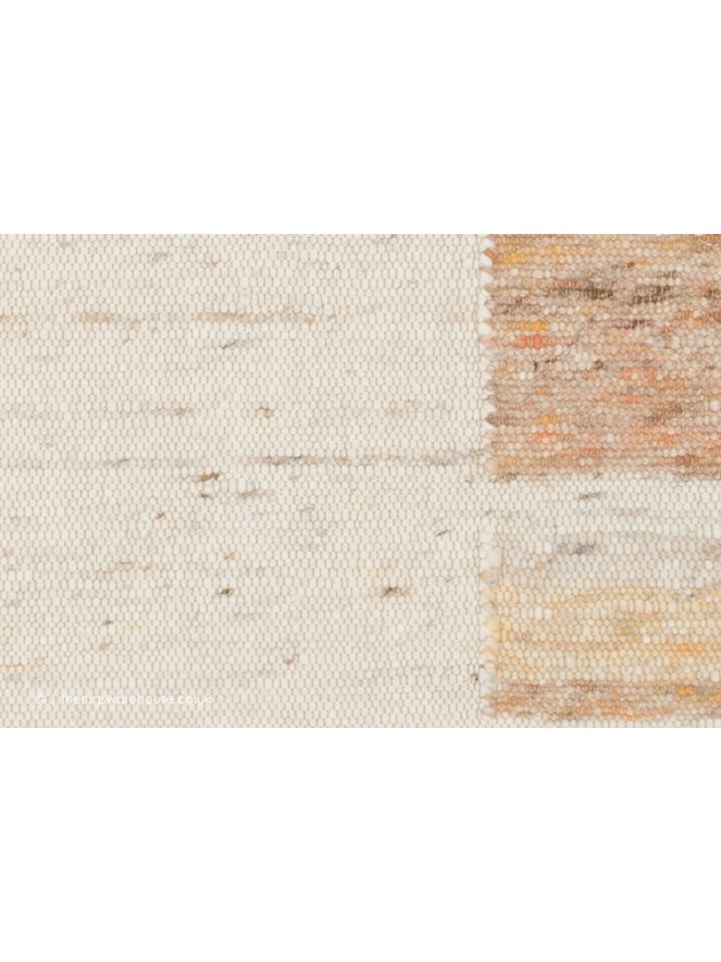 Panvas Cream Rust Rug - 4