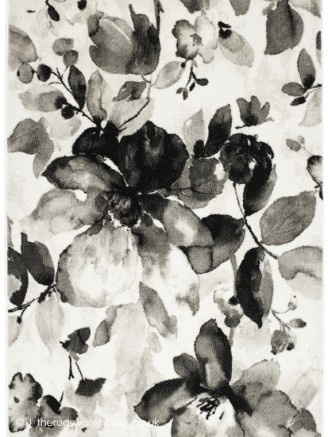 Watercolour Floral Grey