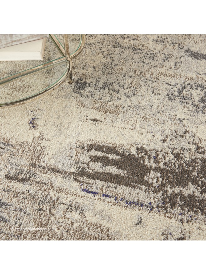 Celestial Ivory Grey Rug - 3