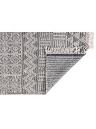 Anya Grey Black Rug - Thumbnail - 6
