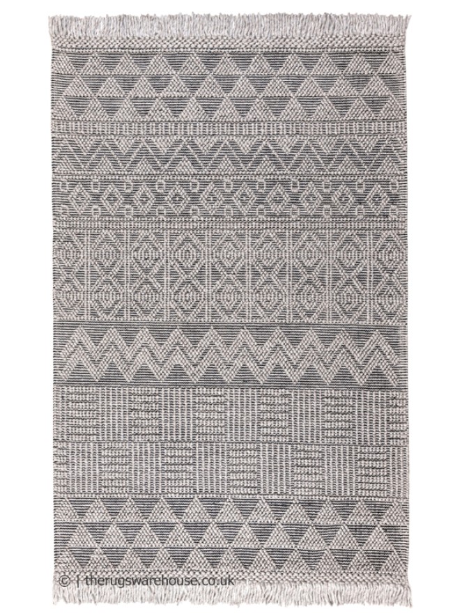 Anya Grey Black Rug - 8