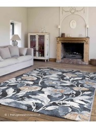 Shadow Floral Rug - Thumbnail - 2