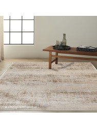 Luzon Distressed Ivory Taupe Rug - Thumbnail - 2