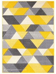 Portland Triangles Yellow Rug - Thumbnail - 8