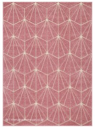 Portland Hex Pink Rug - Thumbnail - 8