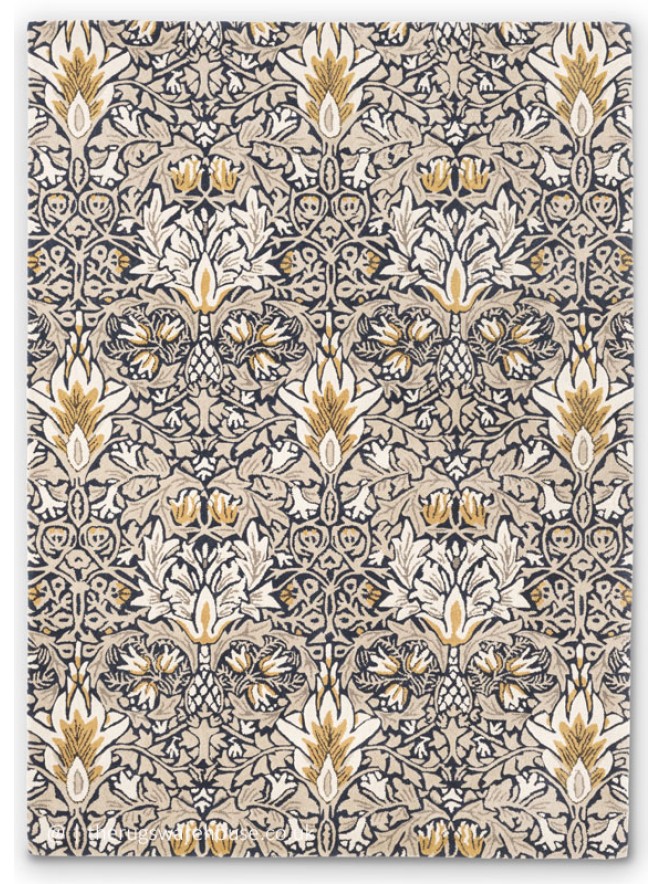 Snakeshead Indigo Rug - 8