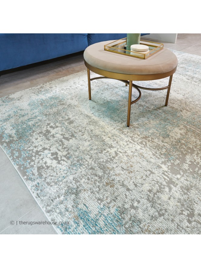 Rossa Teal Runner - 3