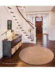 Sacramento Beige Circle Rug - Thumbnail - 2