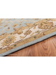 Sumak Blue Cream Rug - Thumbnail - 4