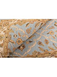 Sumak Blue Cream Rug - Thumbnail - 5