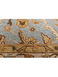 Sumak Blue Cream Rug - Thumbnail - 7