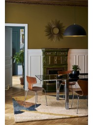 Abstract Kaki Rose Rug - Thumbnail - 2