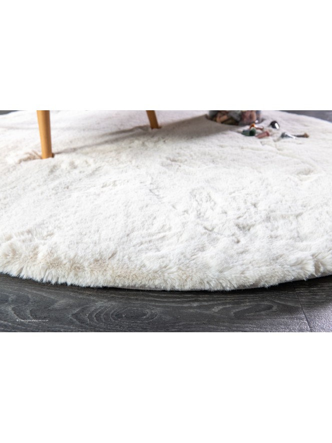 Heavenly Ivory Circle Rug - 3