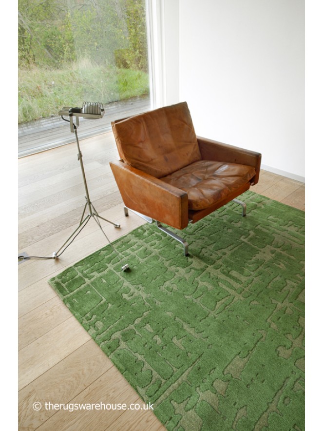 Perrier's Green Rug - 4