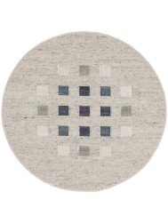 Babati Blue Mix Circle Rug - Thumbnail - 5