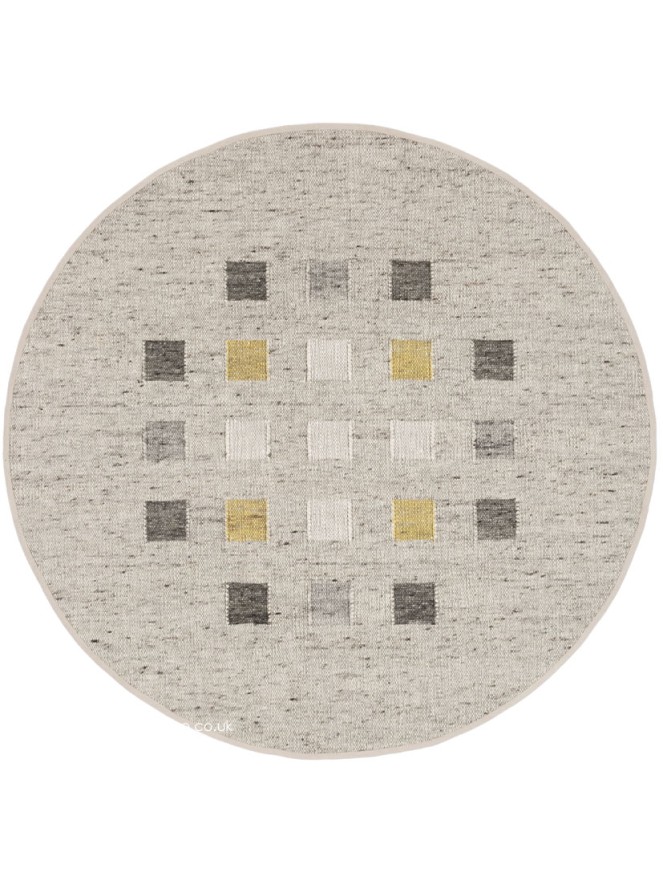 Babati Yellow Mix Circle Rug - 5