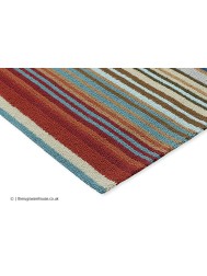 Spectro Stripes Sedonia Rust Rug - Thumbnail - 6