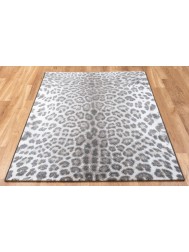 Simba Leopard Grey Brown Rug - Thumbnail - 2