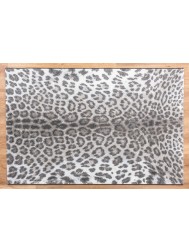 Simba Leopard Grey Brown Rug - Thumbnail - 9