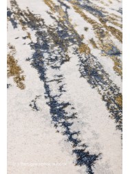 Mojito Blue Gold Rug - Thumbnail - 6