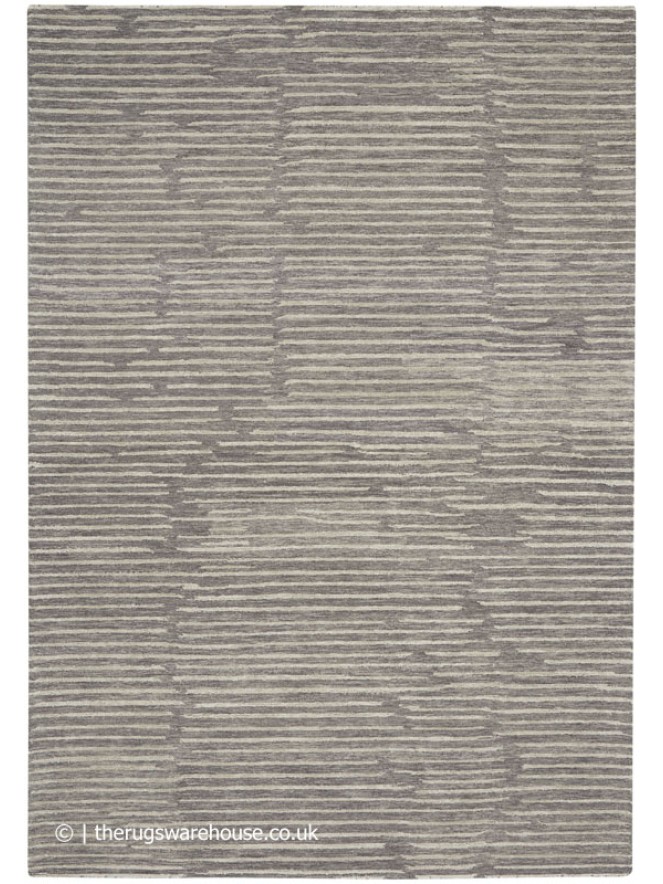 Linear Silky Grey Rug - 7