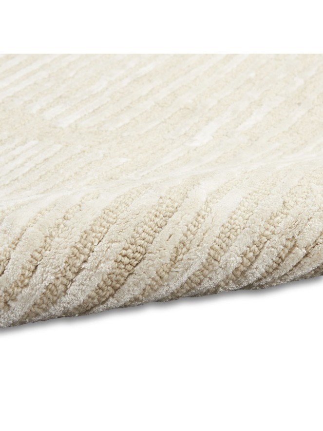 Linear Silky Ivory Rug - 5