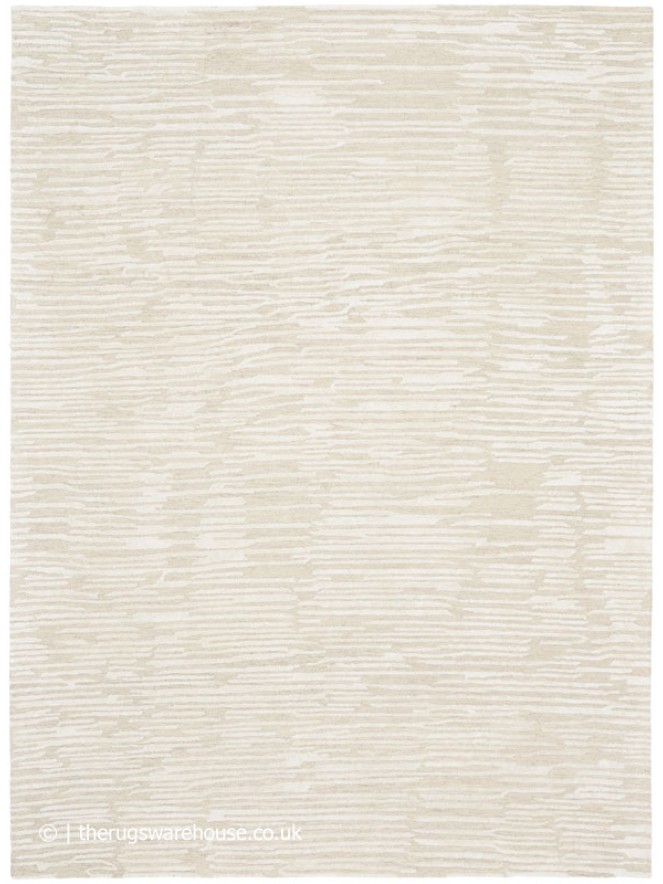 Linear Silky Ivory Rug - 6