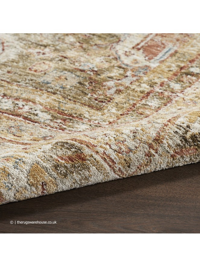 Sahar Vintage Green Runner - 6