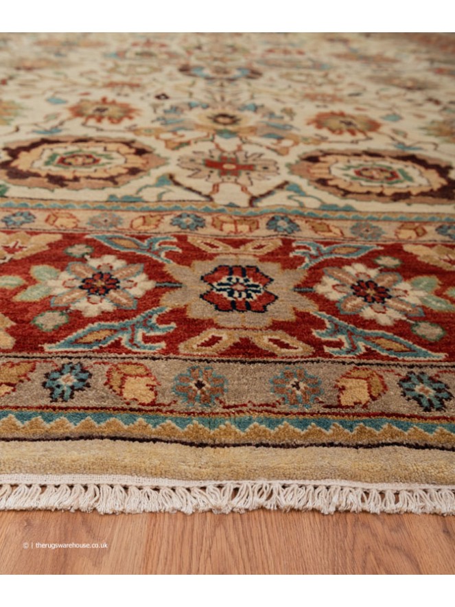 Indo Heriz 214 Rug - 7