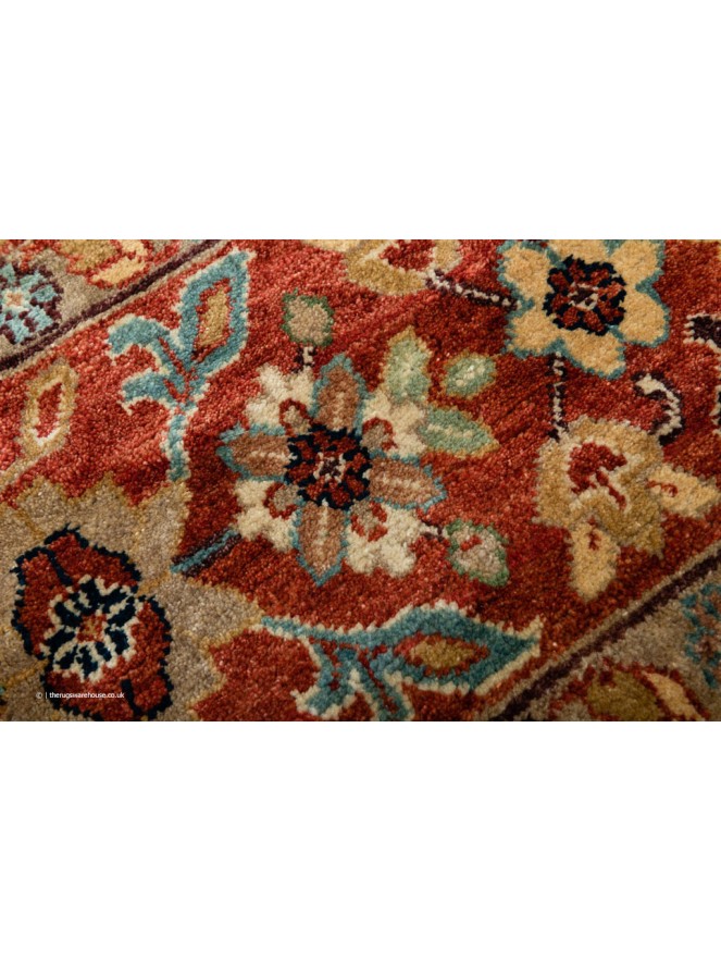 Indo Heriz 214 Rug - 15