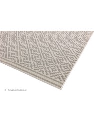 Patio Diamond Grey Rug - Thumbnail - 4