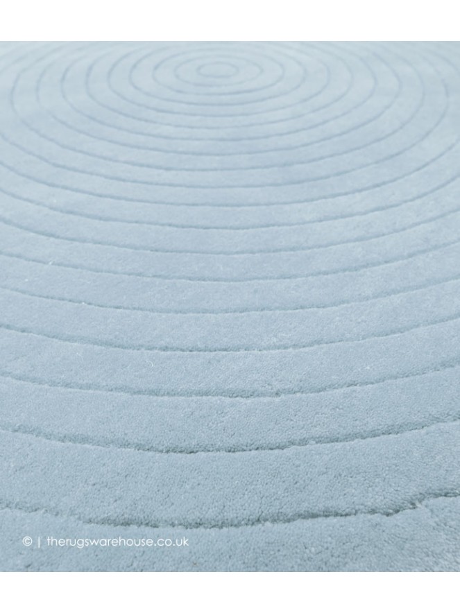 Harrare Blue Circle Rug - 5