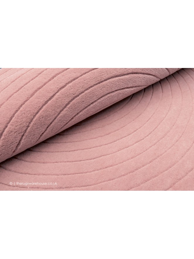 Harrare Pink Circle Rug - 4
