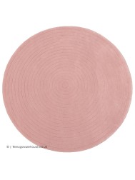 Harrare Pink Circle Rug - Thumbnail - 8