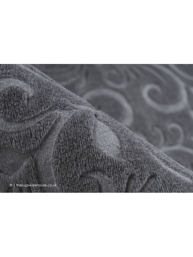 Peri Damask Graphite Rug - 4