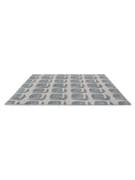 Woodblock Grey Rug - Thumbnail - 4