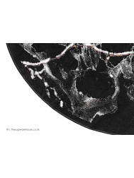 Marbelito Dark Mix Round Rug - Thumbnail - 3