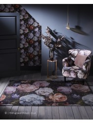 Floretta Charcoal Blush Rug - Thumbnail - 2