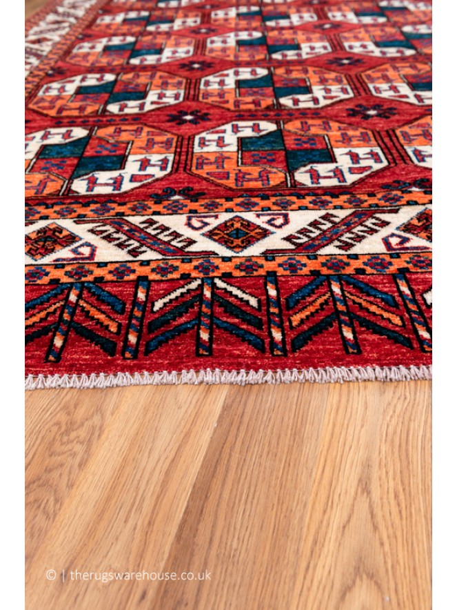 Fine Afghan Turkmen Rug - 3
