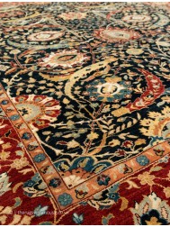 Kerman Blue Rug - Thumbnail - 5
