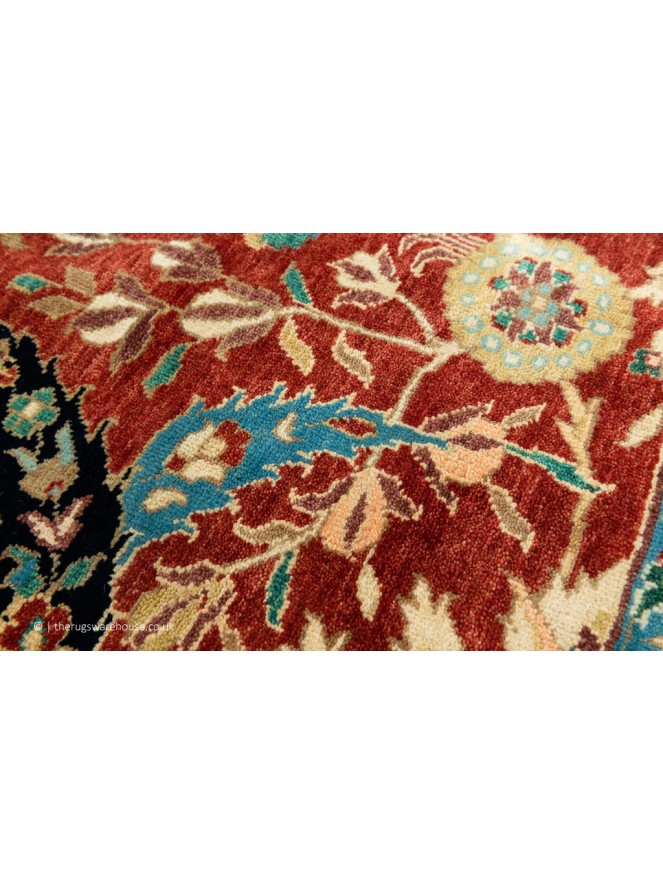 Kerman Red Rug - 6