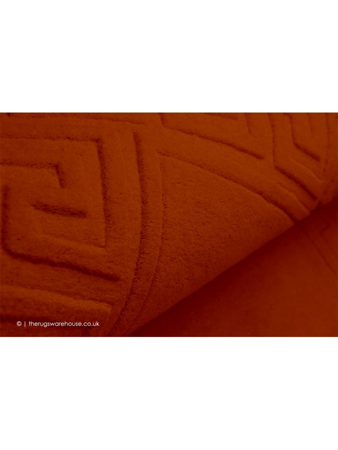 Vetrina Greek Key Rust Rug - 4