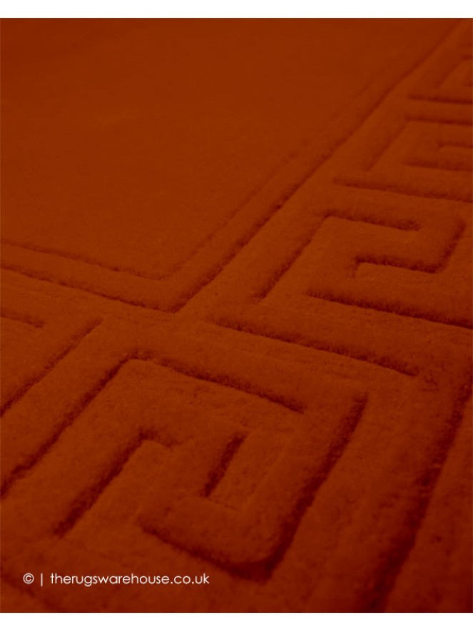 Vetrina Greek Key Rust Rug - 5