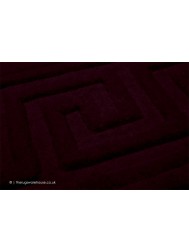 Vetrina Greek Key Aubergine Rug - Thumbnail - 6