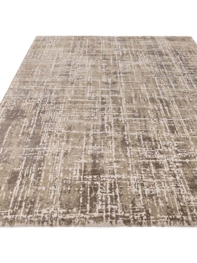 Kuza Abstract Beige Rug - 6
