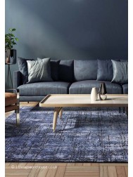 Kuza Abstract Navy Rug - Thumbnail - 3