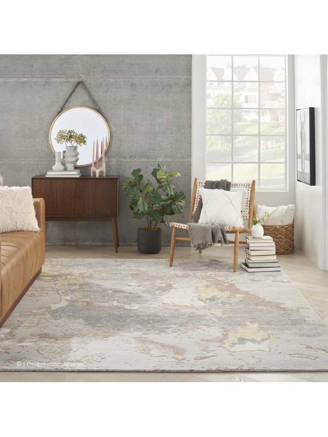 Silk Shadows Silver Rug - 3